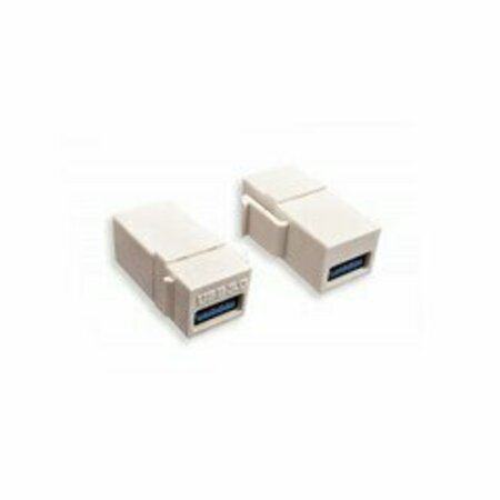 SWE-TECH 3C Keystone Insert, White, USB 3.0 Type A Female Coupler FWT333-330